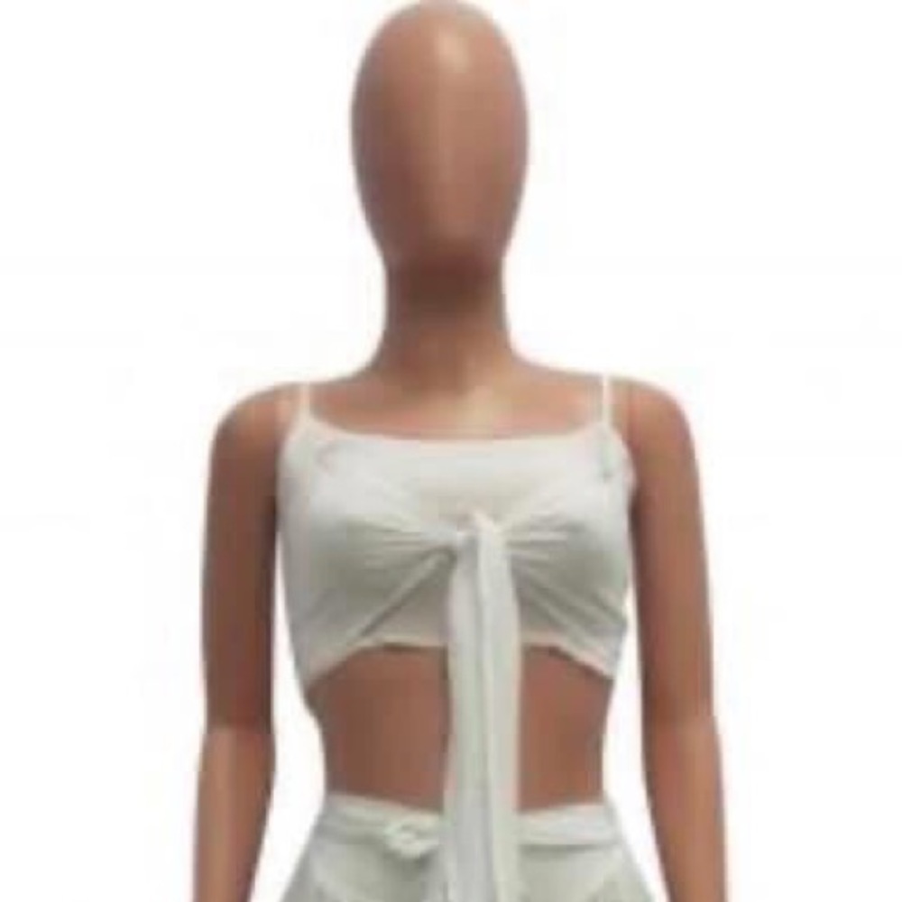 BRAND NEW WHITE BOHO 2PC OUTFIT